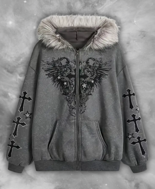 Favian Furline Zip-Up Hoodie