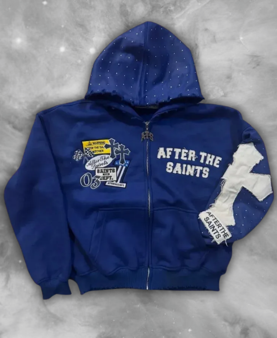 After The Saints Zip-Up Hoodie