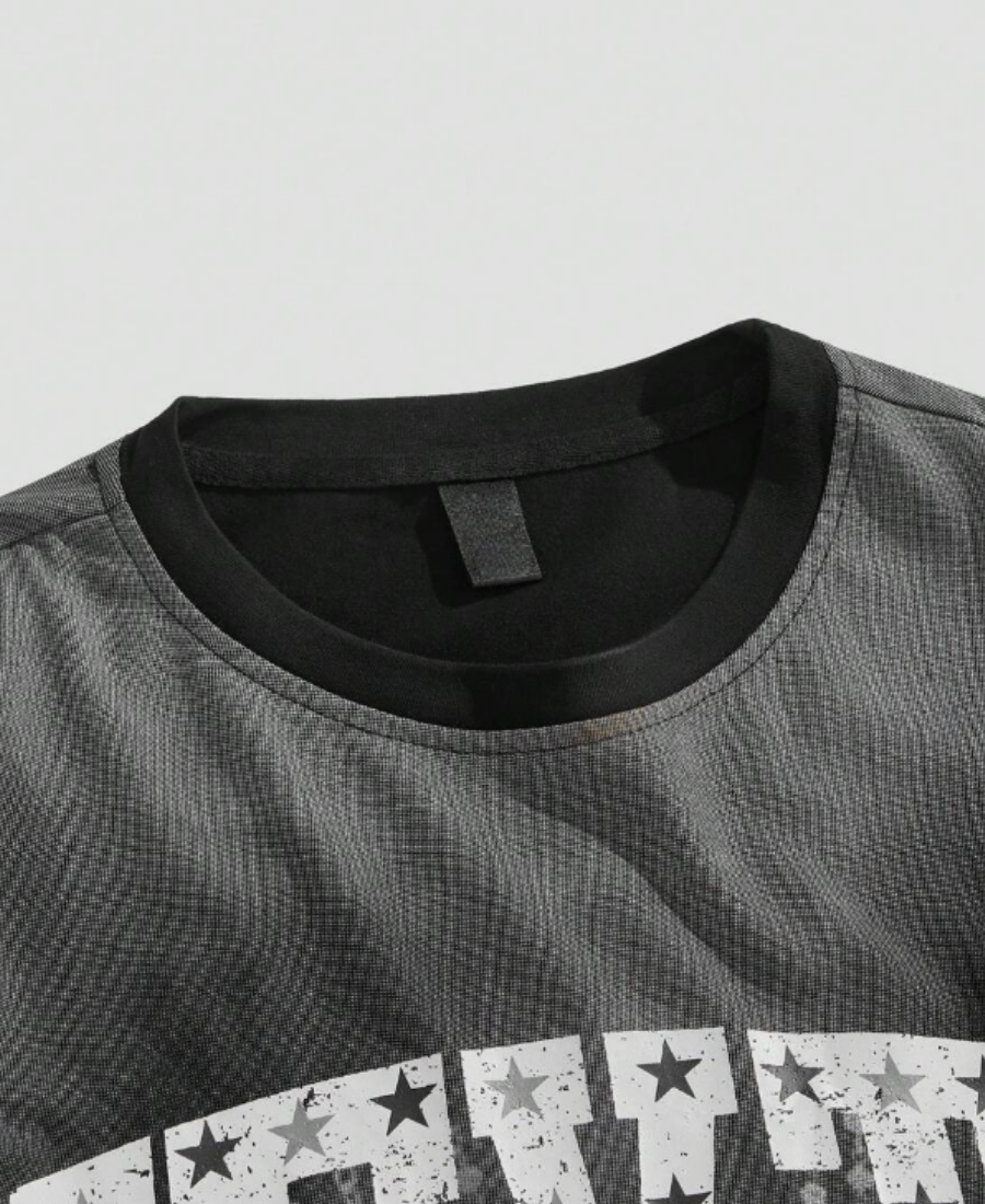 HEVTB Rhinestone Cross Tee