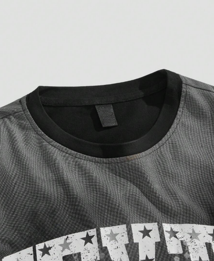 HEVTB Rhinestone Cross Tee