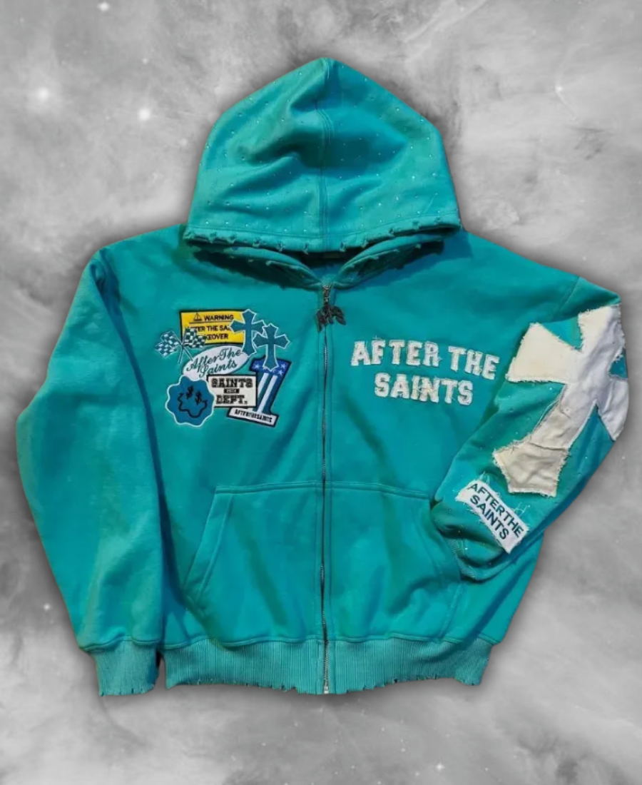 After The Saints Zip-Up Hoodie