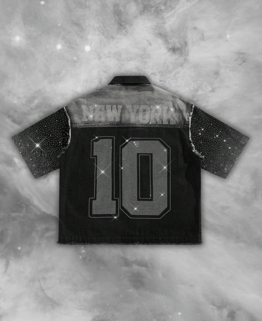 New York 10 Rhinestone Tee