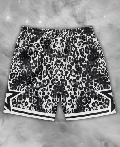 Chicago Leopard Star Şort