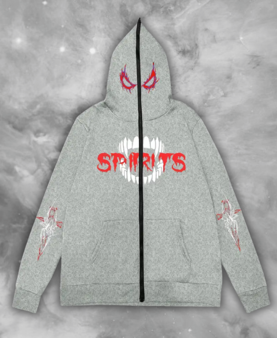 Spirits Evil Zip-Up Hoodie