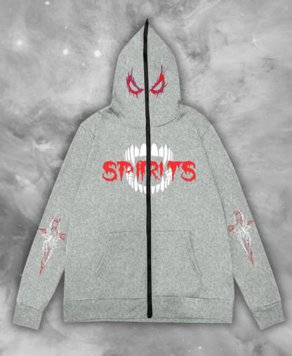 Spirits Evil Zip-Up Hoodie