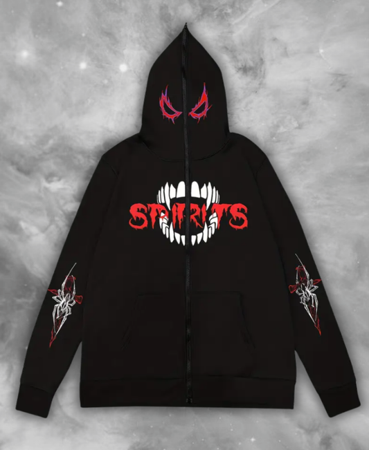 Spirits Evil Zip-Up Hoodie