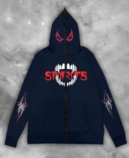 Spirits Evil Zip-Up Hoodie