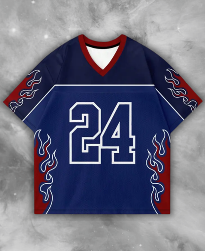 Baronov 24 Jersey Fire Tee