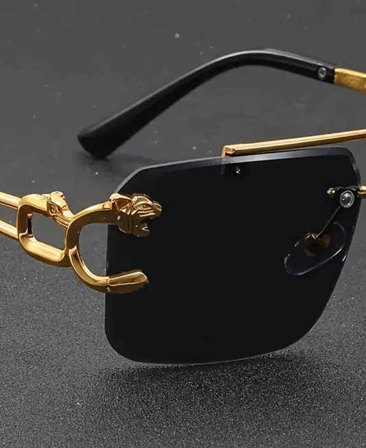 Snake Sign Gold Gözlük