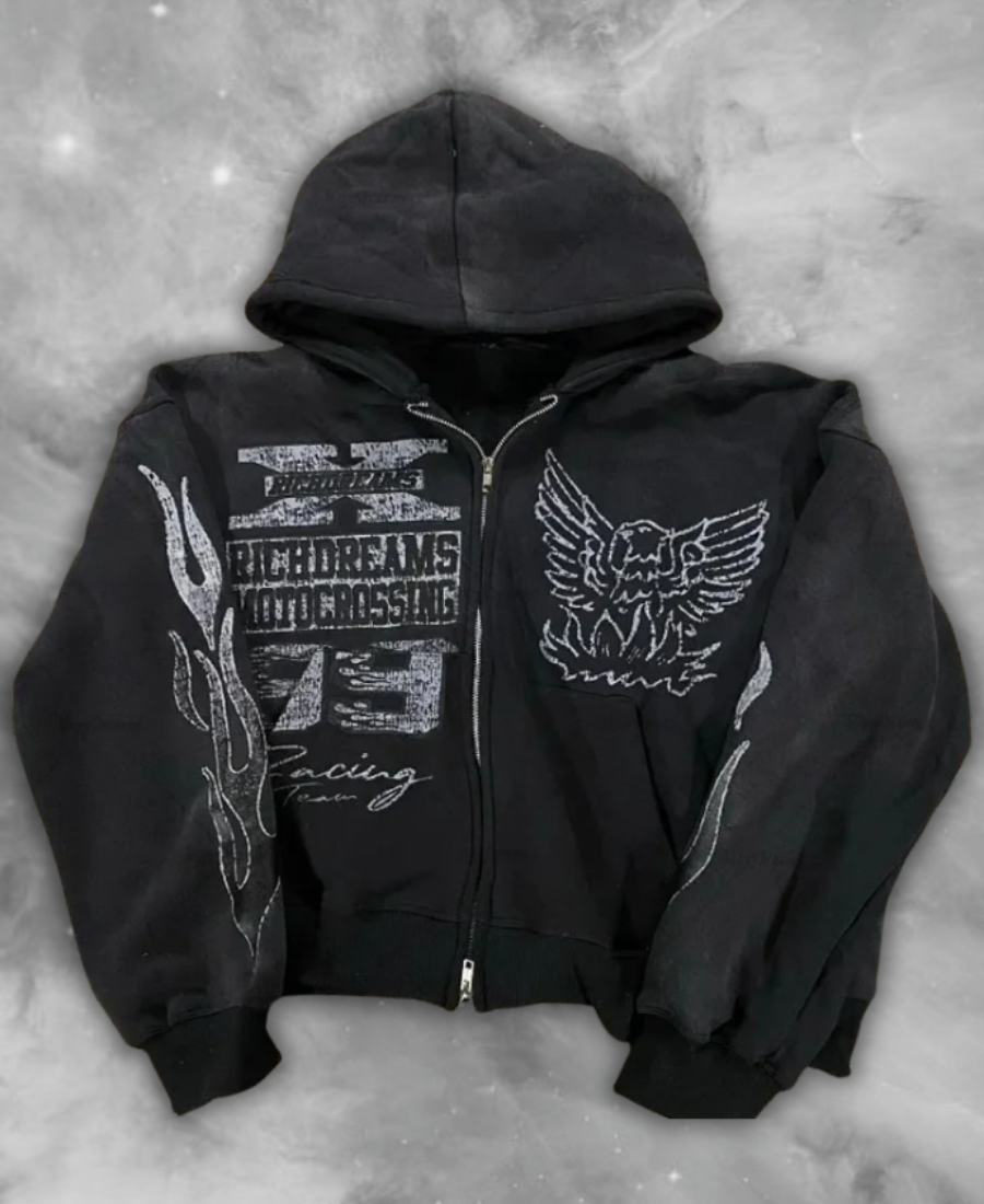 Rich Dreams Racing Zip-Up Hoodie