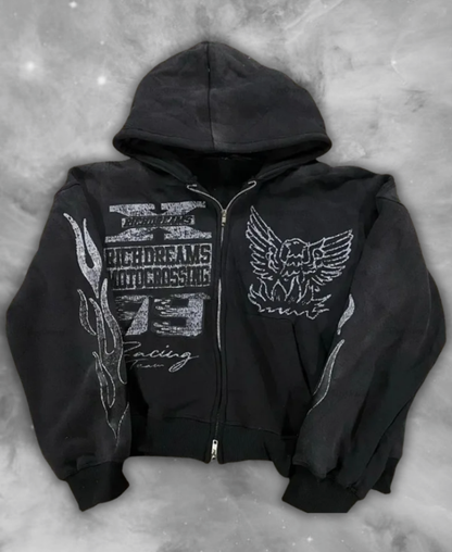 Rich Dreams Racing Zip-Up Hoodie