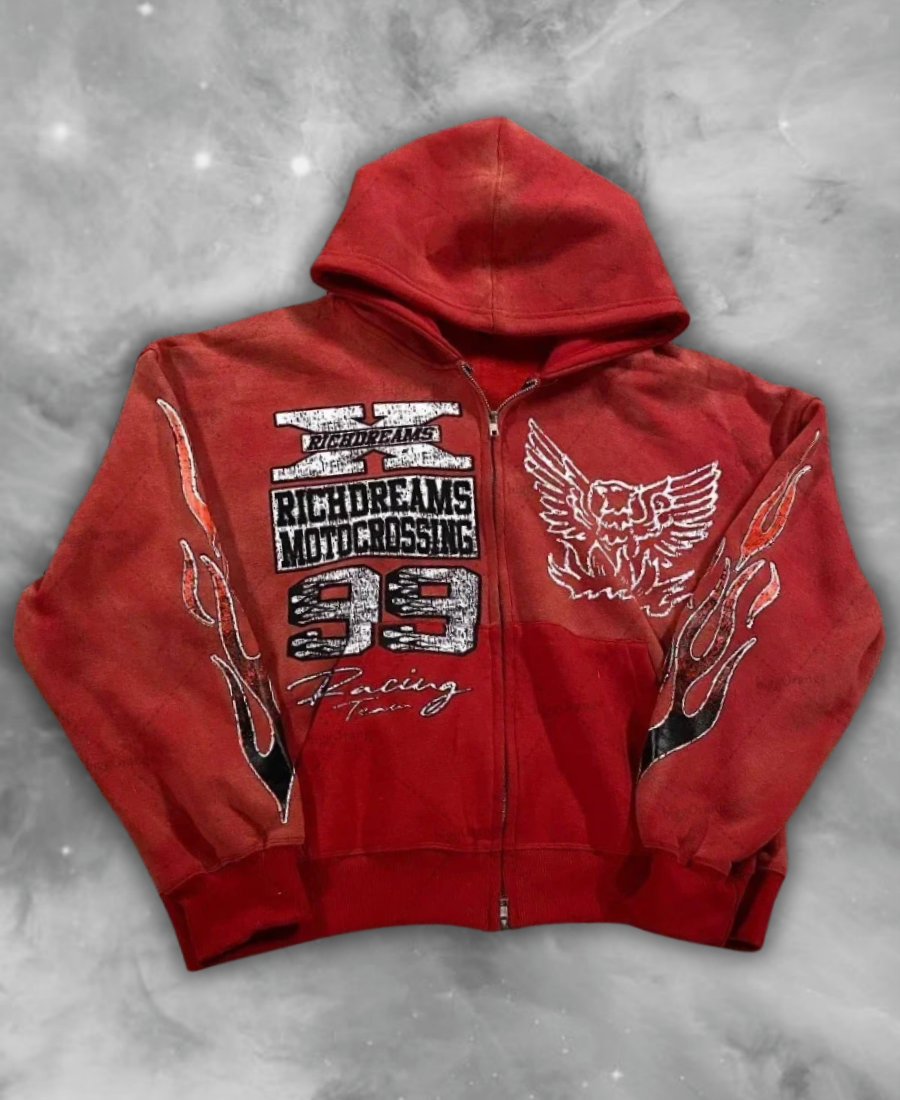 Rich Dreams Racing Zip-Up Hoodie