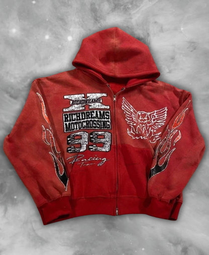 Rich Dreams Racing Zip-Up Hoodie