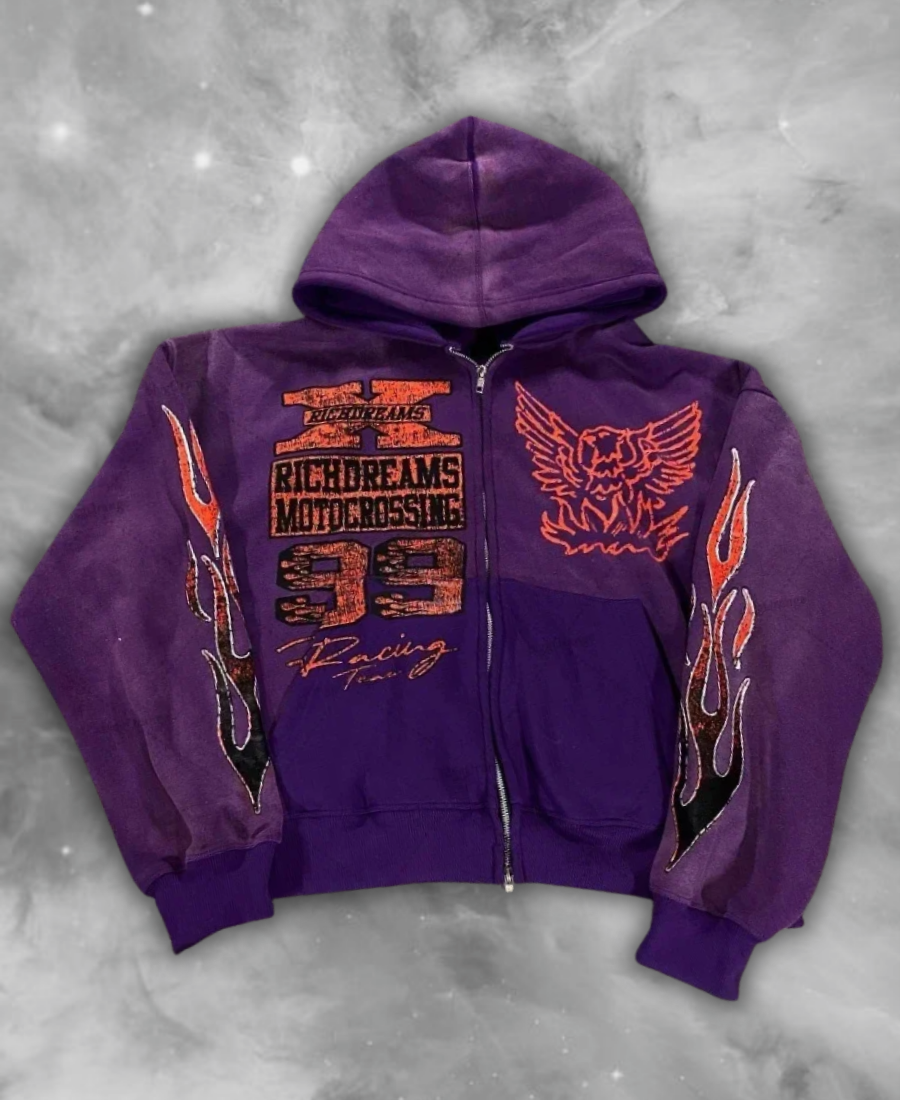 Rich Dreams Racing Zip-Up Hoodie