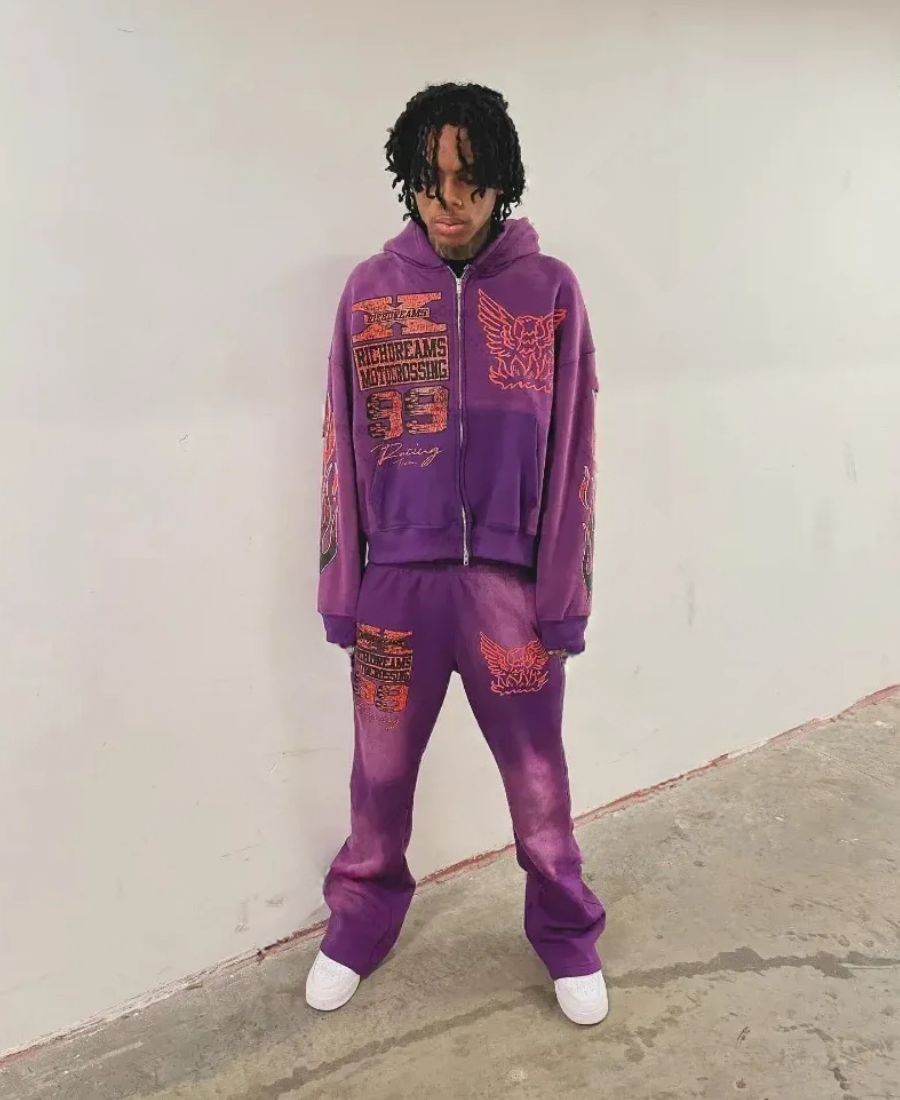 Rich Dreams Racing Zip-Up Hoodie