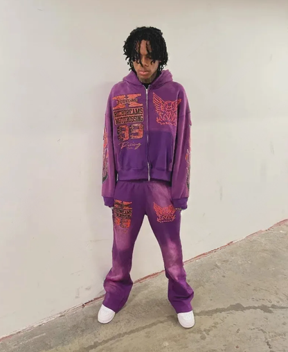 Rich Dreams Racing Zip-Up Hoodie