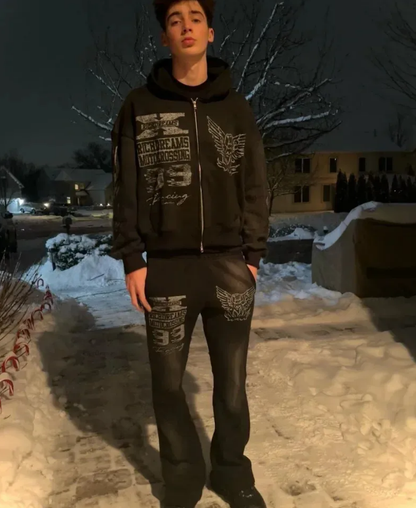 Rich Dreams Racing Zip-Up Hoodie