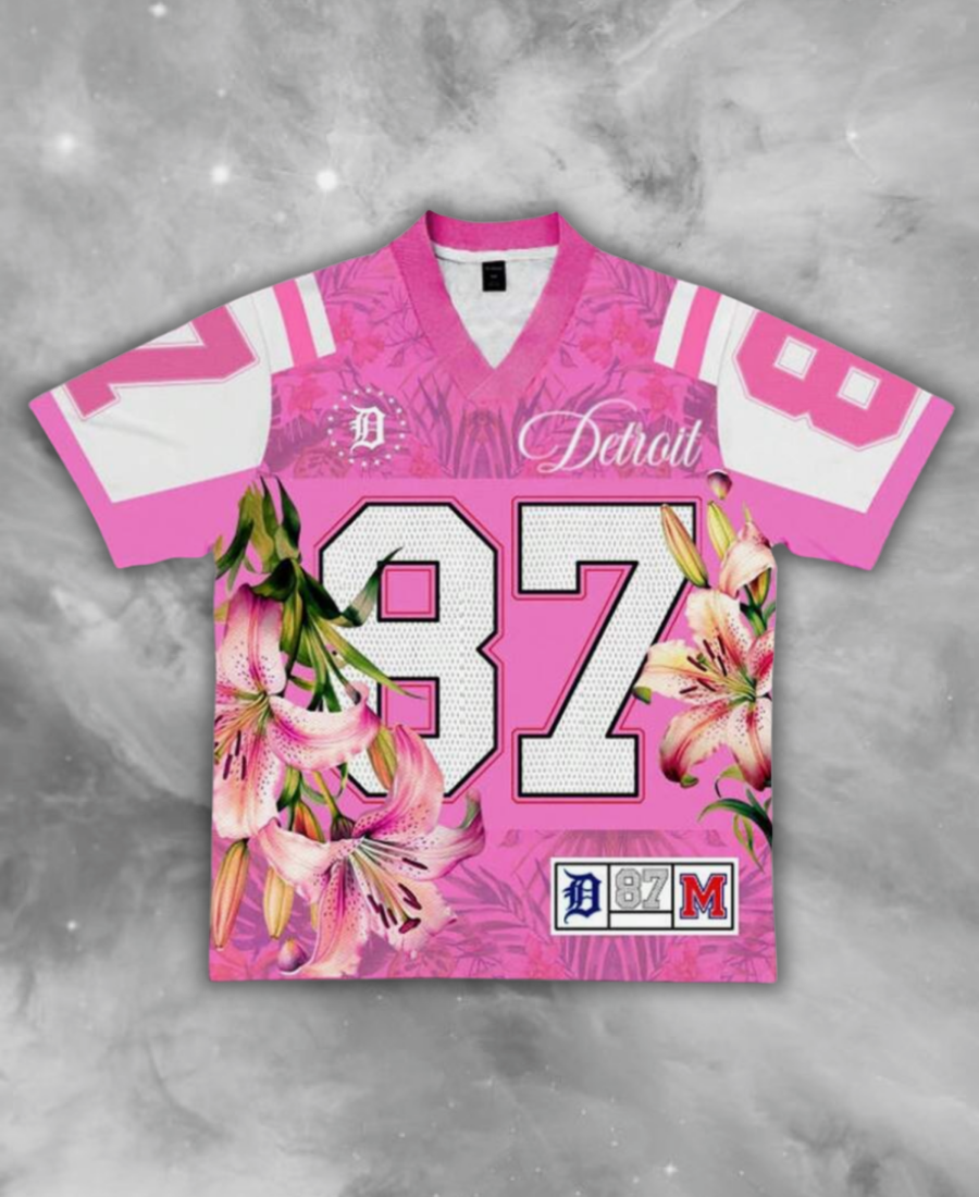 Detroit 37 Flower Jersey Tee