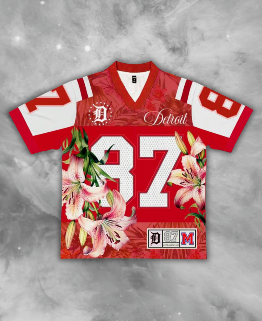 Detroit 37 Flower Jersey Tee
