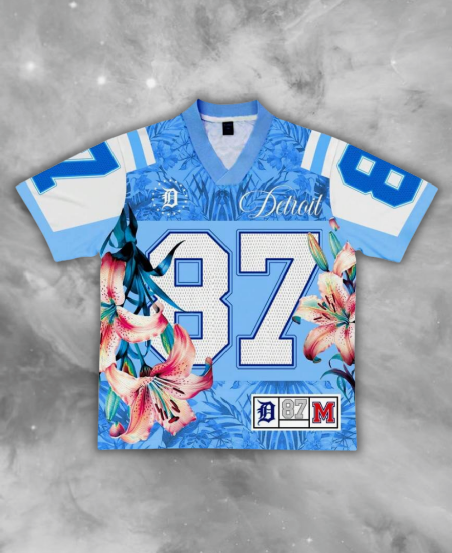 Detroit 37 Flower Jersey Tee