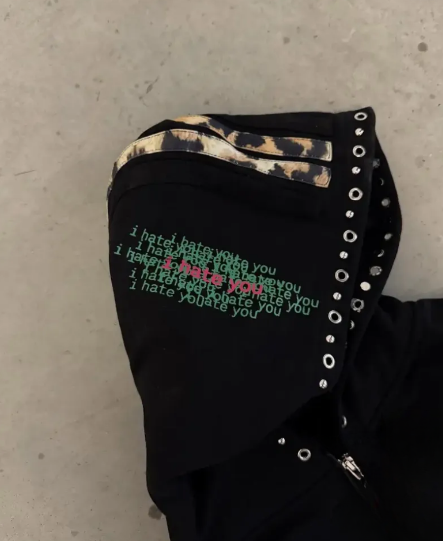 Hell&Hate Zip-Up Hoodie