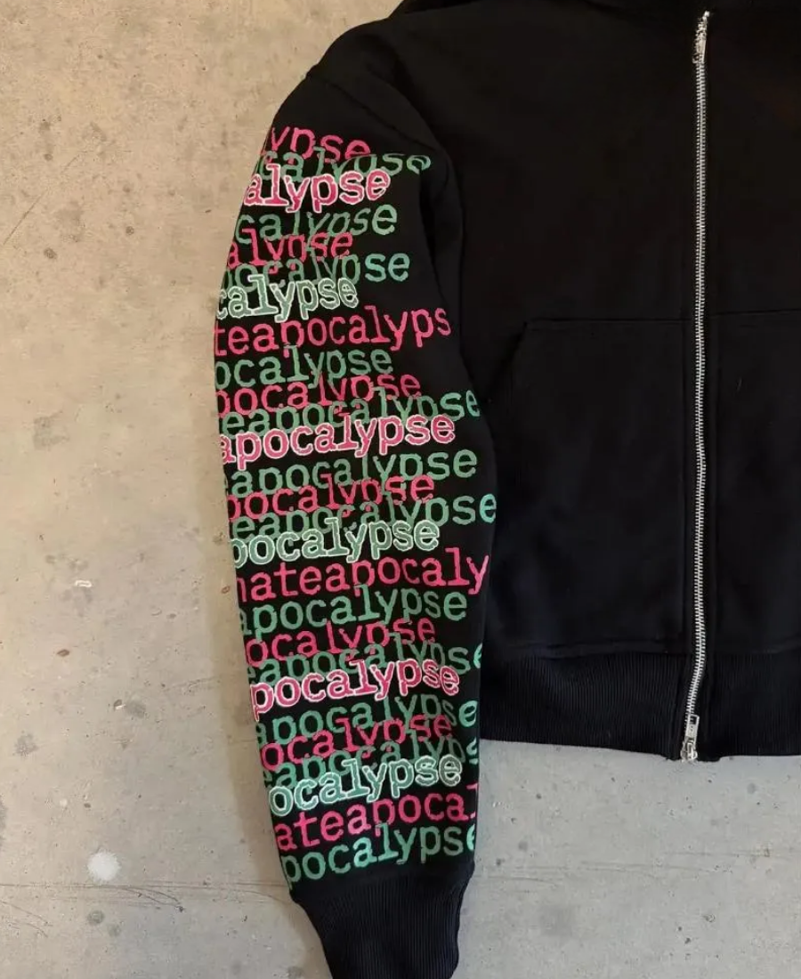 Hell&Hate Zip-Up Hoodie