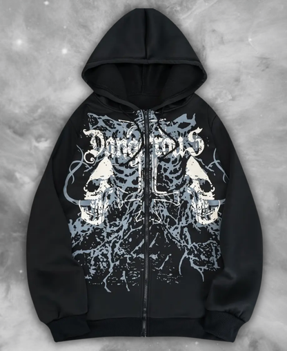 Dangerous Lung Zip-Up Hoodie