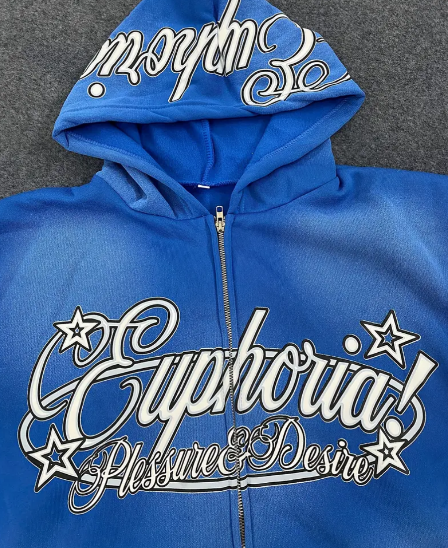 Euphoria "Pleasure & Desire" Zip-Up Hoodie