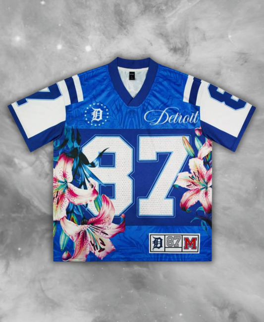 Detroit 37 Flower Jersey Tee
