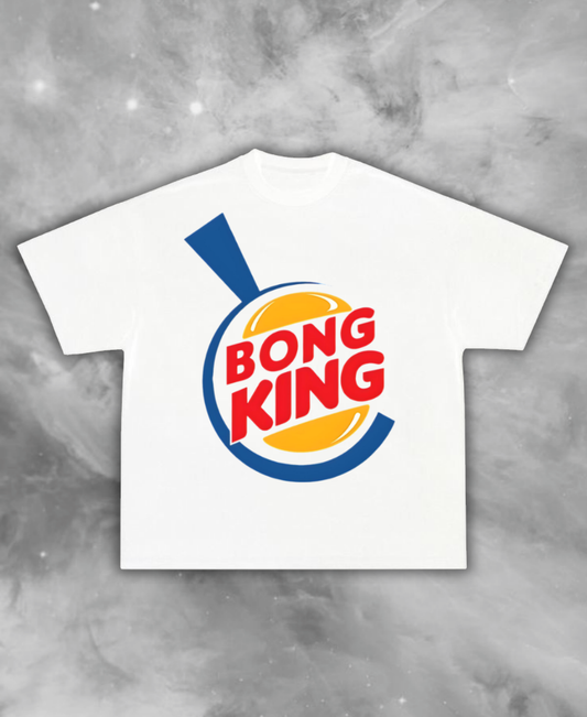 Bong King White Tee