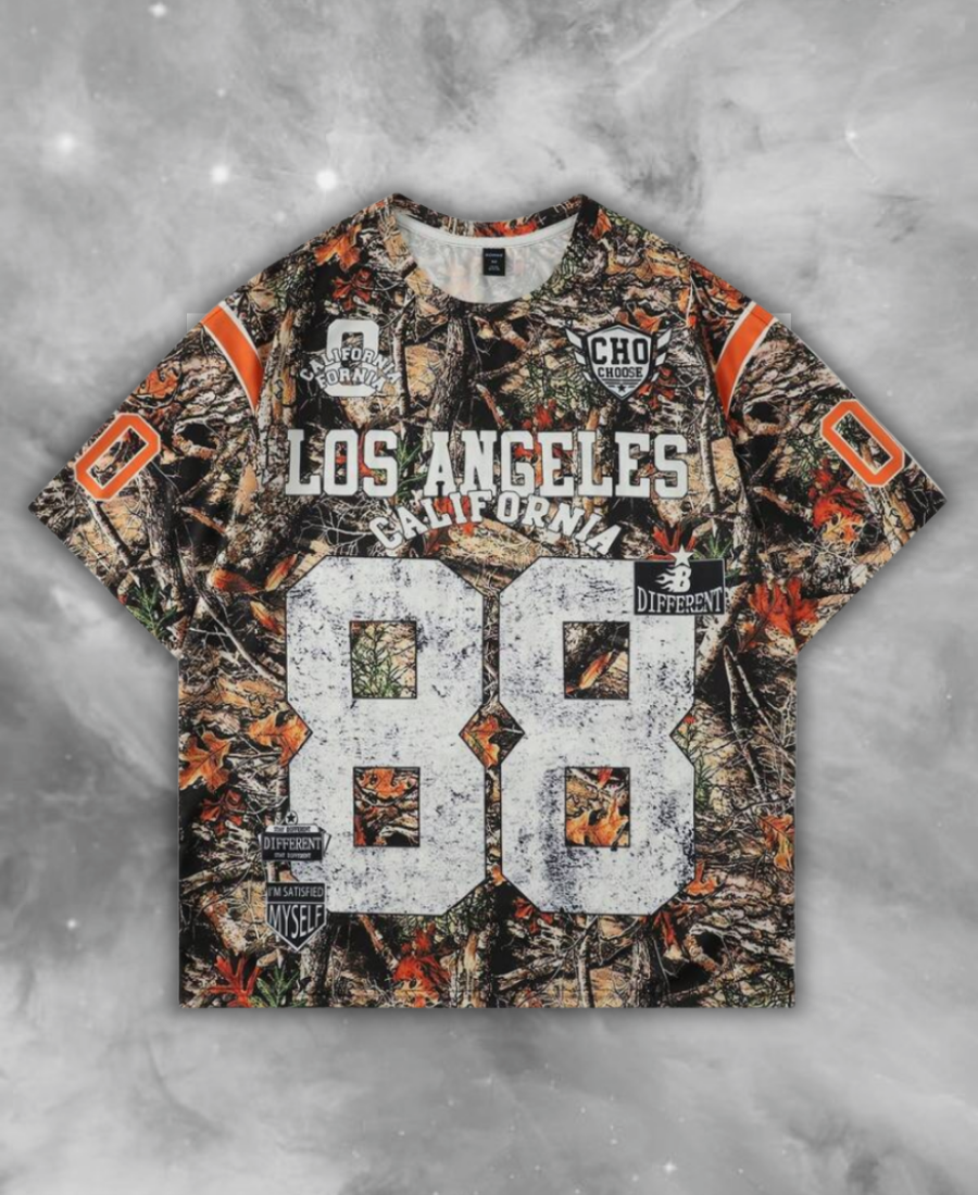Los Angeles 88 Camouflage Jersey Tee