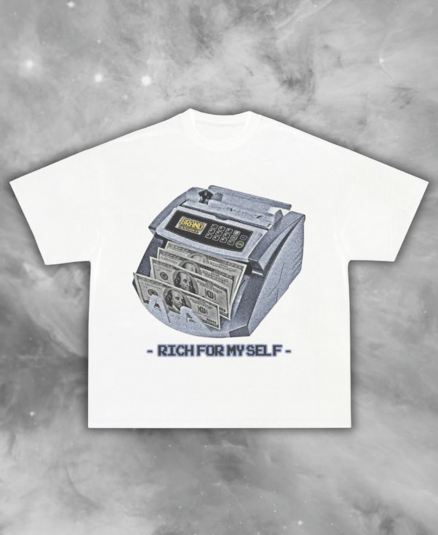 Rich For Myself White Tee