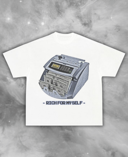 Rich For Myself White Tee
