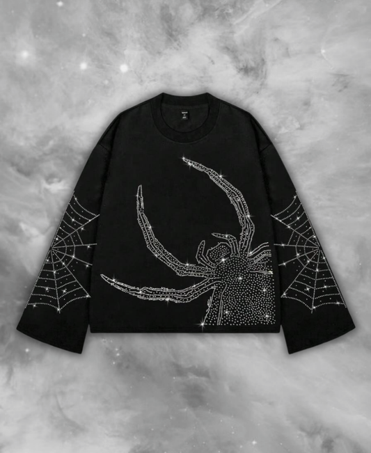 Shiny Web Long Tee