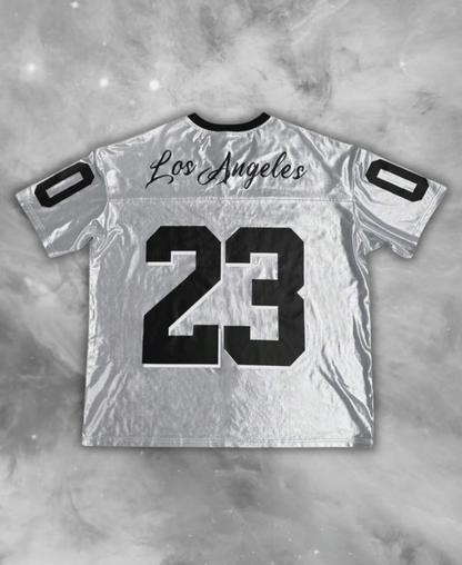 Los Angeles 23 Silver Jersey Tee