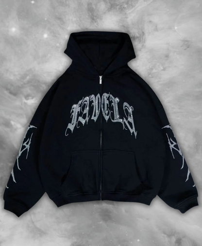 Favela Outlaw Zip-Up Hoodie
