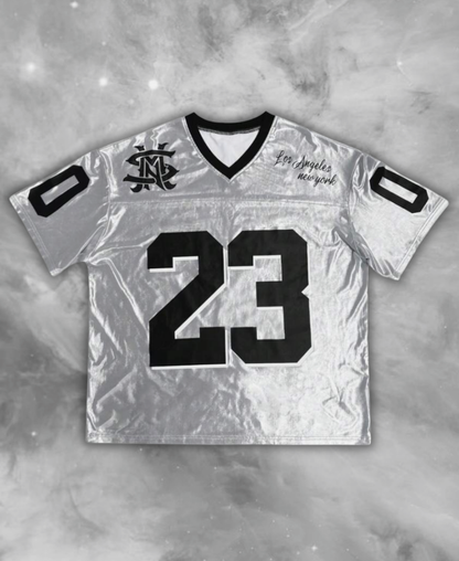Los Angeles 23 Silver Jersey Tee