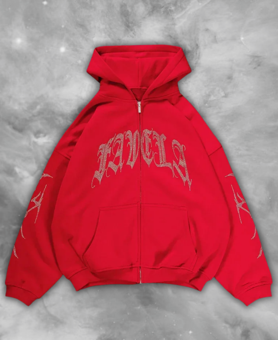Favela Outlaw Zip-Up Hoodie