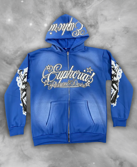 Euphoria "Pleasure & Desire" Zip-Up Hoodie