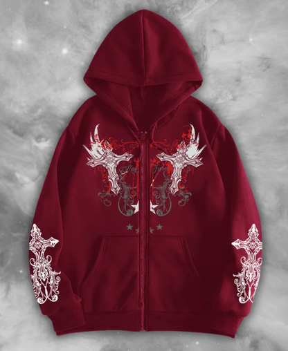 Stay Fierce Zip-Up Hoodie