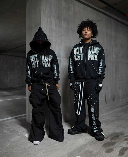 Not Luck Just Pray Zip-Up Hoodie