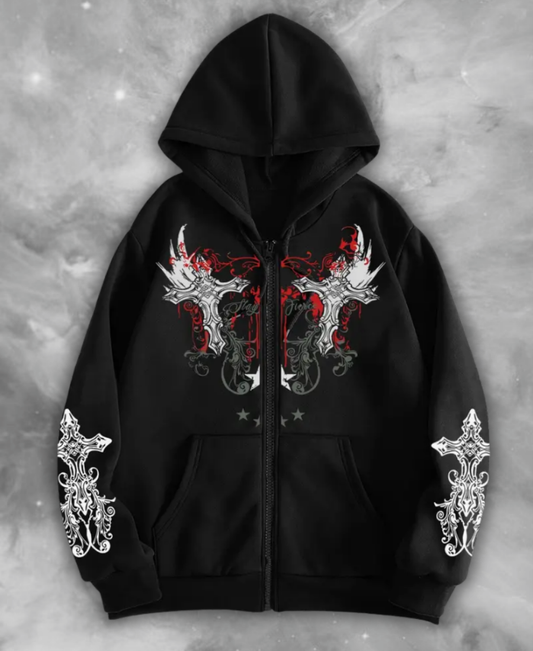 Stay Fierce Zip-Up Hoodie