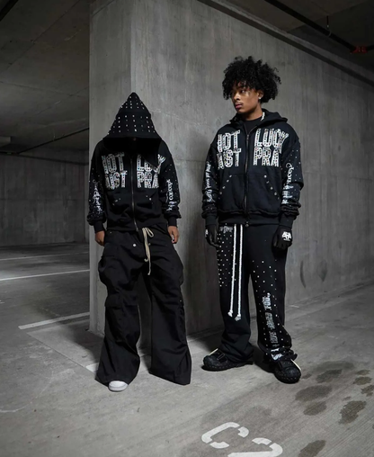 Not Luck Just Pray Zip-Up Hoodie