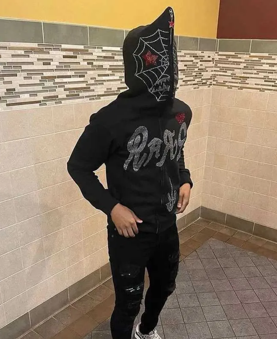 RAGE Web Zip-Up Hoodie