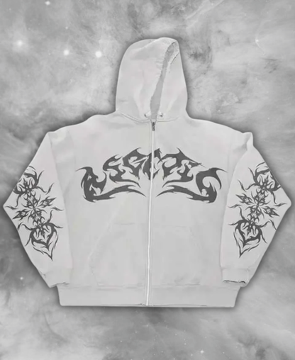 Nightfire Tribal Zip-Up Hoodie