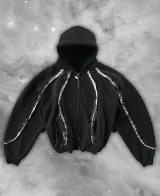Spectral Lines Zip-Up Hoodie
