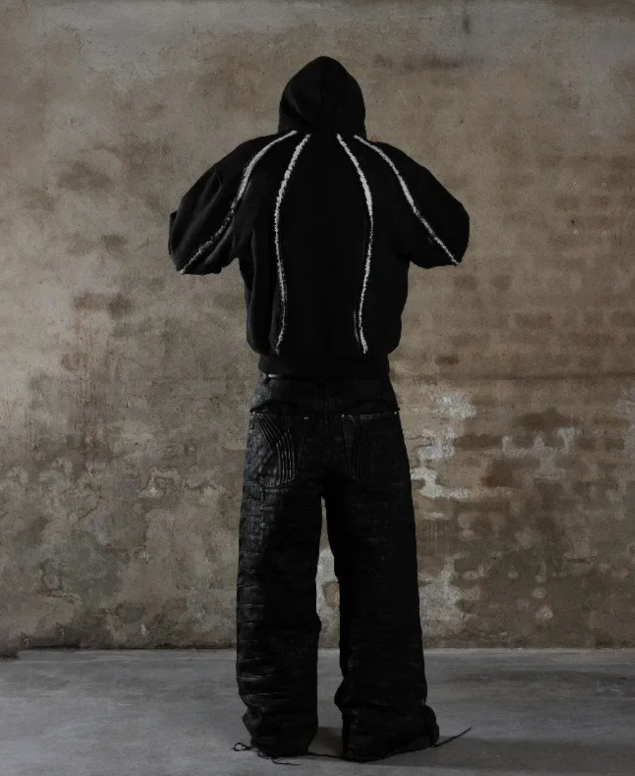 Spectral Lines Zip-Up Hoodie