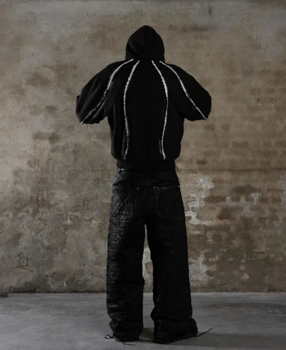 Spectral Lines Zip-Up Hoodie