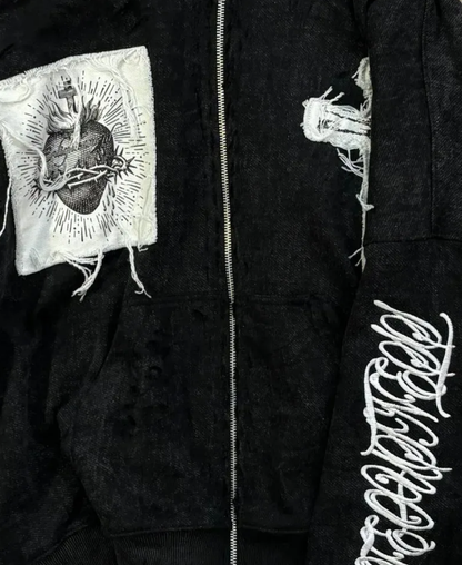 Bleak Devotion Zip-Up Hoodie