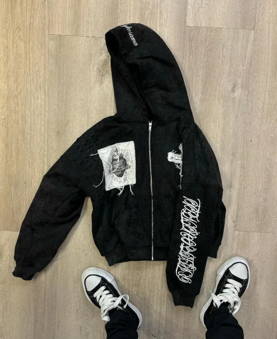 Bleak Devotion Zip-Up Hoodie